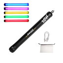 INKEE GCA30C RGB インフレータブルライト,30W ポータブル ハンドヘルド LED フィルライト 5000mAh イオン電池内蔵 調整可能 CCT 2000 K-10000K 長さ 90cm 624 LED ビーズ