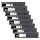 メモリ DDR4GIGASTONE 8GBx8枚 (64GB Kit) DDR4 2666MHz (2400MHz or 2133MHz) PC4-21300 ...