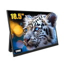 18.5 インチ大画面モバイルモニター、100% sRGB 120Hz 1920x1080 FHD 大画面ゲーミングポータブルモニター、IPS LCD パネルはスタンド付きフル機能の Type-C/HDMI をサポート、PS4/PS5/XBOX/Switch などに使える軽量ポータブルモニター