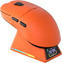 AJAZZ AJ159 APEX ワイヤレスゲーミングマウス 4K 8KHz対応 OLEDディスプレイ 充電スタンド付き PAW3950 最大30000DPI ...