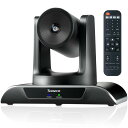 Tenveo PTZカメラweb会議ビデオウェブカメラ3倍光学ズーム1080P60FPS超広角視野ptz WebカメラUSB3.0/HDMI/RS232出力少人数会議ライブ配信病院教育業務用