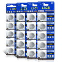 LiCB 20個入 CR2032 コイン形 電池 3V 2032 水銀ゼロシリーズ ボタン電池