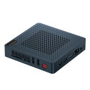 BOSGAME ミニ PC ファンレスサイレントデスクトップパソコン 4GB RAM、64GB eMMC マイクロ PC、Celeron N4020 最大 2.8GHz コンパクトcomputer、1000M LAN、HDMIVGA、自動電源オン対応 Windows 10 Pro ミニパソコン