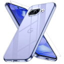 Google Pixel 9a ケース クリア 黄変防止 グーグルピクセル9a 専用 耐衝撃 ガラスフイルム保護付き 指紋防止 落下防止 耐久性 ストラップホール付 薄型 軽量 ソフトカバー ワイヤレス充電対応 googleピクセル9a用 XIWXI