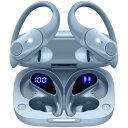 イヤホン bluetooth 耳掛け式イヤホン ワイヤレスイヤホン bluetooth イヤホン 最大40時間再生 ブルートゥースイヤホン Hi-Fi音質 AAC対応 LEDディスプレイ 物理ボタン誤操作なし 落ちないイヤホン 快適装着感 ランニング イヤホン IPX7防水 スポーツ イヤホン 片耳/両耳モー