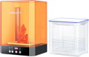 Creality 3Dプリンタ 洗浄硬化 UW-03 光造形 3Dプリンター 2 in 1 洗浄硬化 回転式ボックス バケット LCD/DLP/SLA 洗浄 サ...