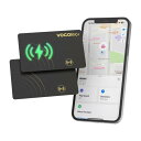 VOCOlinc Airタグ カード型 超薄(0.16cm) 「ワイヤレス充電対応」 紛失防止タグ カード(Apple「探す」iOSのみ対応 ) 忘れ物防止 タ...