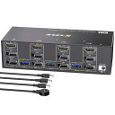 トリプル モニター KVM 2 DisplayPort + HDMI ...(2)