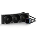 Ocypus Iota L36 CPUクーラー 水冷、デジタルディスプレイ、360MM AIO 簡易水冷CPUクーラー、効率的な冷却ポンプ、ARGB照明コントロール、120MM PWMファン、最大2000 RPM、AMD Intel LGA対応 (ブラック)