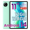 2025 タブレット11インチ wi-fiモデル 7000mAhODEA A11 10インチ以上タブレット、12GB+128GB+1TB TF拡張、GPS+Netflix Widevine L1対応、Unisoc T606オクタコアCPU、Android 14 GMS+5G WiFi+BT 5.0+3.5mmヘッドフォン端子+USB-C、アンドロイドタブレット