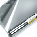 KTJ 窓用フィルム 窓断熱シート ガラス飛散防止用品 マジックミラーフィルム 目隠しシート 建築建物ガラスフィルム めかくしシート窓フィルム 紫外線カット ガラス破片飛散防止フィルム (90cmx1000cm, シルバー)