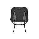 ZEROGRAM(ゼログラム)BROOKS GROUND RC CHAIR(Black) / 876g フォールディングチェア 高強度の軽量ポール 再生素材 ミニマルキャンプ