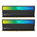 Team RGB(発光型) DDR5 6400Mhz(PC5-48000) 16GBx2(32GBkit) XTREEMシリーズ Black デスクトップ用メモリ XMP EXPO対応 ハイスピードタイプ 日本国内無期限正規保証 FF9D532G6400HC32ADC01