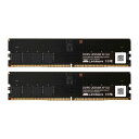 LinkMore DDR5 32GBx2枚組 (64GB) 4800Mhz PC5-38400 デスクトップPC用メモリ (CL40/1.1V/288ピン)
