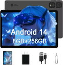AGM PAD T2 Android 14 256GB タブレット 、 11インチ 8コア 、1TB TF拡張 1920*1200 FHD 8000mAh+18W Type-C充電 デュアルスピーカー 5G WiFi/Helio G91/GMS 顔認証/GPS/OTG 日本語ガイド書