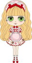 Blythe ブライス ドナドーナツ ABSPVCPPPVDC製 ドール