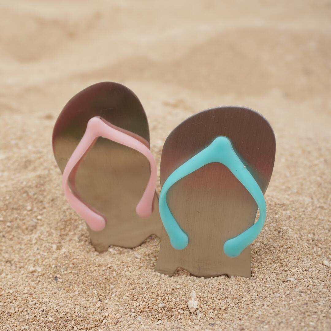 ビーチサンダル 栓抜き プチギフト ポリネシアンダンス ハワイアン タヒチアンカルチャー ちょっとした贈り物 差し入れ パーティーギフト ステージの差し入れ お土産 手土産 結婚式 二次会 発表会 ボトルオープナー