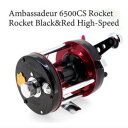 アブガルシア Ambassadeur 6500CS Rocket Black Red High-Speed メーカー取り寄せ商品