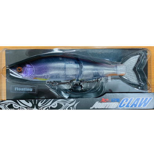 乐天商城 - ガンクラフト　ジョインテッドクロー　178 カラー：トリックパープル【GAN CRAFT JOINTED CLAW】　ジョイクロ　バスフィッシング用ビッグベイト