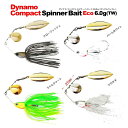 【ご予約商品・納期8月末】HMKL ハンクル Dynamo Compact Spinner Bait Eco 6.0g TW(ダイナモコンパクトスピナーベイト Eco 6.0g タンデムウィロー)(4)