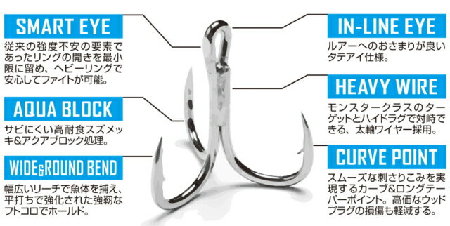 DECOY BIG Treble Y-S23 #8/0 (2)