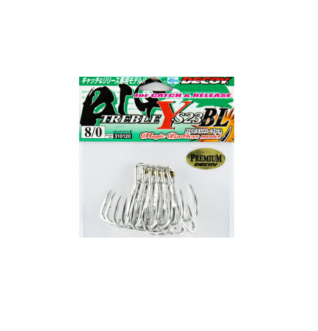 乐天商城 - 【カツイチ　プレミアムデコイ】ビッグトレブル Y-S23BL 7/0