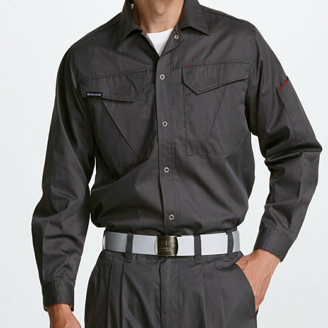 作業服 作業着 寅壱 作業ズボン ニッカポッカ 1291-125 長袖シャツ(1291-125)5L