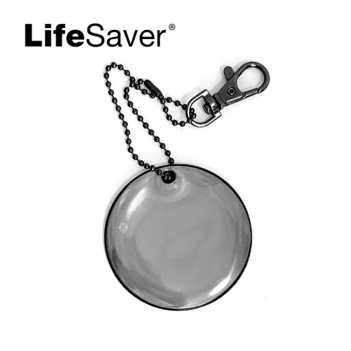 LifeSaver リフレクター キーホルダーボール ブラック 反射材 反射板 光る 夜間 歩行者 交通安全 夜道 事故防止 LifeSaver リフレクター キーホルダーボール ブラック 反射材 反射板 光る 夜間 歩行者 交通安全 夜道 事故防止