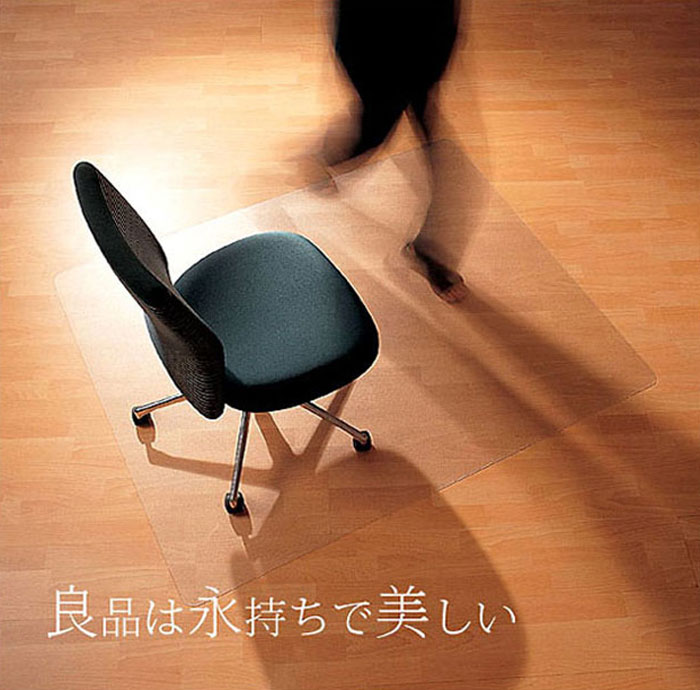 Mahome チェアマット 厚3mm クリア 透明 半透明 キャスター 120 150cm