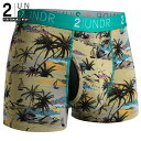 トランクス SWING SHIFT TRUNK PRINT CAST AWAY 全米オープン リッキーファウラー 前開き モダール レーヨン 生地 【2UNDR】立体裁断 陰嚢ポケット 爽やか感触 股間 蒸れない サラサラ素材 メ…