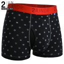 トランクス SWING SHIFT TRUNK PRINT FREE4ALL 全米オープン リッキーファウラー 前開き モダール レーヨン 生地 【2UNDR】立体裁断 陰嚢ポケット 爽やか感触 股間 蒸れない サラサラ素材 メン…