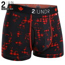 トランクス SWING SHIFT TRUNK PRINT TRUE DOE 全米オープン リッキーファウラー 前開き モダール レーヨン 生地 【2UNDR】立体裁断 陰嚢ポケット 爽やか感触 股間 蒸れない サラサラ素材 メン…