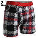 ボクサーパンツ DAY SHIFT BOXER(MAC PLAID) 全米オープン リッキーファウラー 前開き 竹(バンブー)生地 立体裁断 陰嚢ポケット 爽やか感触 股間 蒸れない サラサラ素材 メンズ 下着 