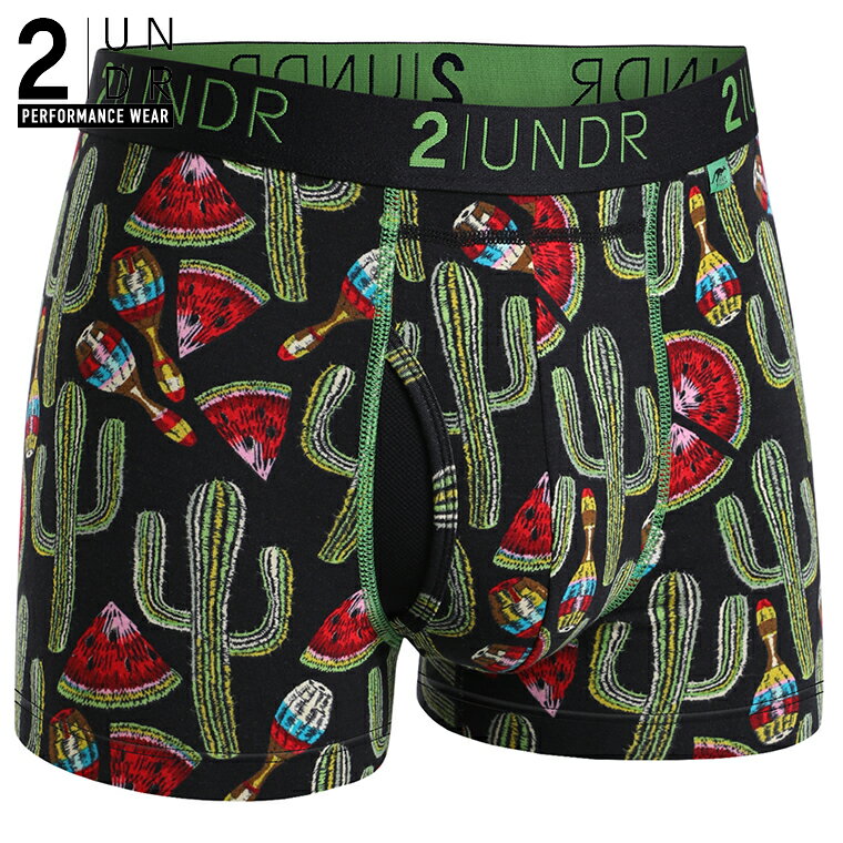 楽天メンズインナー通販2UNDR【ランキング3位】トランクス SWING SHIFT TRUNKS PRINT（TUSCON） 全米オープン リッキーファウラー 前開き モダール（レーヨン）生地 【2UNDR】爽やか感触 股間 蒸れない サラサラ素材 メンズ 下着 【2nw22ss】【prnt】