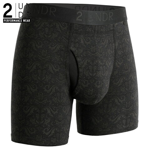 【正規品】【サイズ：L】SWING SHIFT BOXER PRINT(ROCOCO)【2UNDR】高評価＆リピ続出◎新感覚の3D（立体裁断）男性専用ルームでムレやベタつきZERO！吸汗速乾 メンズ 下着 ボクサーパンツ 男性 下着 高品質 高級ブランド 新デザイン【2nw】【prnt】