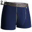 トランクス SWING SHIFT TRUNK (Navy/Grey) 全米オープン リッキーファウラー 前開き モダール（レーヨン）生地 【2UNDR】立体裁断 陰嚢ポケット 爽やか感触 股間 蒸れない サラサラ素材 メンズ 下着 【2nw】