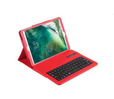 送料無料 iPad Pro 11インチ 2018/iPad Pro 10.5インチ/Air3 2019/Pro 9.7inch/iPad 9.7インチ(2017/2018)/Air 2対応機種選択 PU ケース付 Bluetooth 3.0 ワイヤレス キーボード 分離式 スタンド機能 (ブラック、ホワイト、ピンク、レッド)4カラー選択