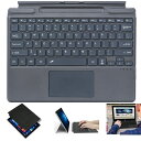 US配列 Microsoft Surface Pro 11/10 /Pro 9/Pro 8/Pro X通用 Bluetooth ワイヤレス キーボード ブルート...