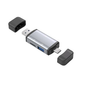 USB A/C+Micro USB to SD(HC)/TF/MicroSD(HC) ɥ꡼ 1TBޤб USBեå꡼б OTGץ USB-C/USB Card Reader For Type-C ޡȥեMacbook ꡼ChromeBook PixelWindows PCType C iPhone /iPadб С