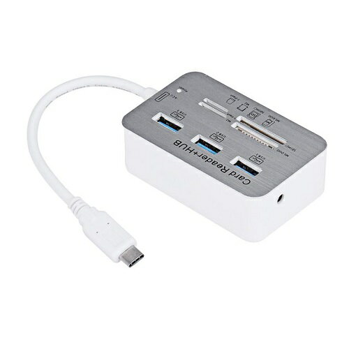 USB3.1 Type C to USB3.03ݡ ϥ&ɥ꡼ MS DUO/SD(HC)/M2/T-Flash/micro SDб ץ 5Gbps USB3.1 C to USB 3Port HUBCard Reader Adapter For MacBook 12inch/Google Chromebook Pixel/ASUS Zen AiO All In One(2028)