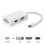 ̵ Mini DisplayPort/Thunderbolt to HDMI/DVI/VGA Ѵץ 3in1 Mini DP-DVI(24+1)ԥ/VGA ߥ D-Sub 15ԥ/HDMI 1080P G250 For Apple Macbook/Macbook Pro/iMac/Macbook Air/Mac Mini/ Microsoft Surface pro 1 2 3/ Thinkpad Carbon X1 seriesʤб