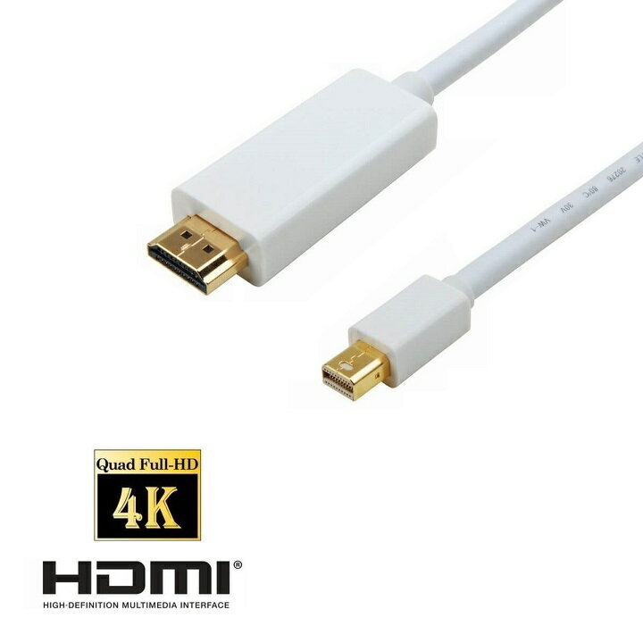 送料無料 Mini DisplayPort/Thunderbolt to HDM