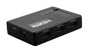 送料無料 HDMI切替器/セレクター 5HDMI to HDMI メス-メス 3D V1.4a 2160P 4K×2K リモコン付
