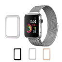  Apple Watch Abv EHb` 38mm/42mmTCYI J[{t@Co[ KX ttB یtB ߐ ϏՌ dx9H ɔ0.3mm 3D TouchΉ EhGbWH wtAh~ CA[ (ubNAVo[A[YS[h)3FI