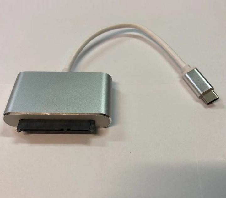 USB C-SATA 22ピン 2.5インチハードディスクドライバSSDアダプタ 変換アダプター 5Gbps高速 USB3.1 Type-C SATAケーブル 外部電源不要 20CM HDD/SSD対応 for New Macbook/ChromeBook/スマホなどType-Cデバイスすべて対応(シルバー ブラック)2カラー選択