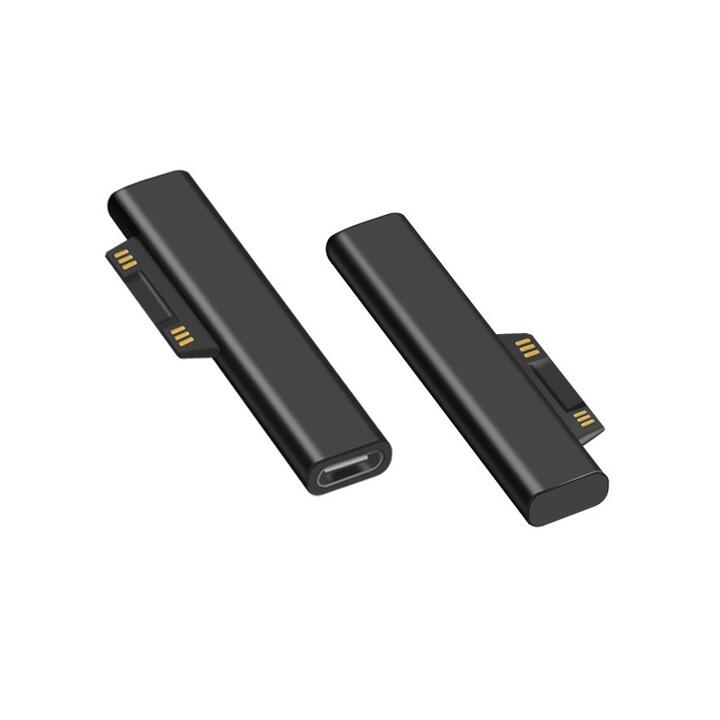 Surface シリーズ用 Type C PD充電変換アダプタ 65W 15V快速充電対応 Cメス For Surface Pro 4/Pro 5/P..
