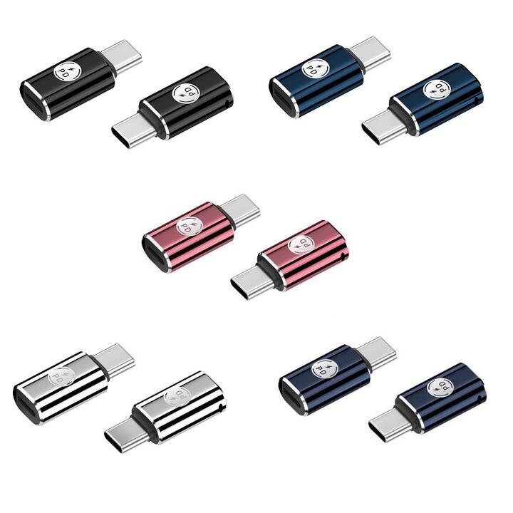 送料無料 Lightning-USB タイプCメス 充電、データ アダプタ 27W オスーメス 3cm Type Cを持つiPhone 15/15 Plus/15 Pro /15 Pro Max /iPad Pro 11インチ/12.9インチ/Air4/Air5/iPad 10 10.9インチ対応 ストラップ孔あり (ブラック、グレイ、シルバー) 3色選択