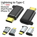  Lightning-USB ^CvCX [dAf[^ A_v^ 60W IX[X 3cm Type CMacBook /Notebook PC/iPhone 15 15 Plus/15 Pro Max /iPad Pro 11C`/12.9C`/Air4/Air5/iPad 10 10.9C`Ή XgbvE (ubNAXy[XOC) 2FI