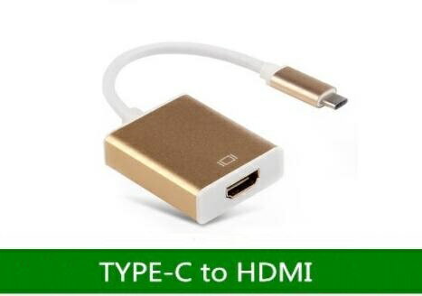 送料無料　USB C - HDMI変換アダプタ USB　3.1 Type　C to HDMI 音声サポート　オス—メス　for MacBook 12inch、ChromeBook Pixel　1080P Full HD video streams