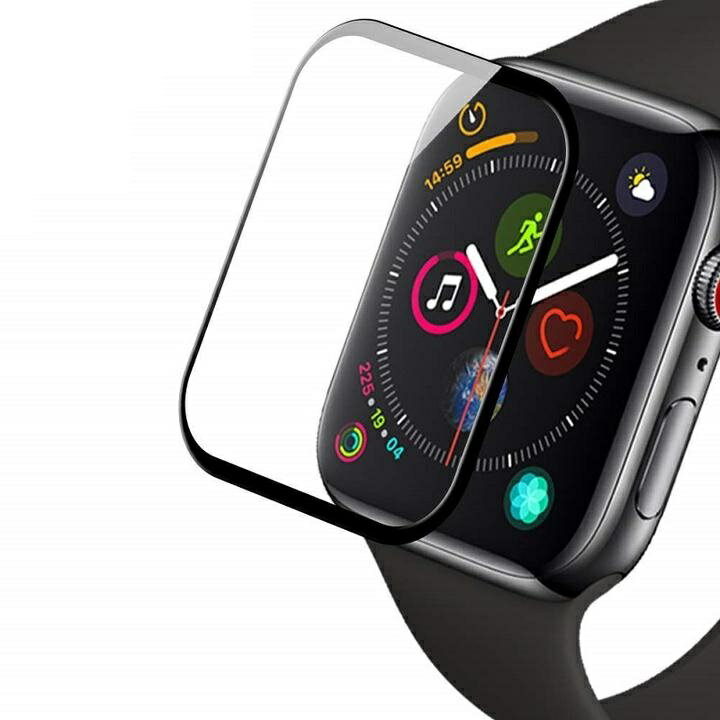 Apple Watch Series 1 2 3 4 5 6 7 SE Ultra用 38mm/40mm/41mm /42mm/44mm/45mm/49mmサイズ選択 2枚　ガイド付き PET素材 保護フィルム 気泡軽減 高透過率 耐指紋 アップルウォッチ フィルム アップル ウォッチ クリアブラック